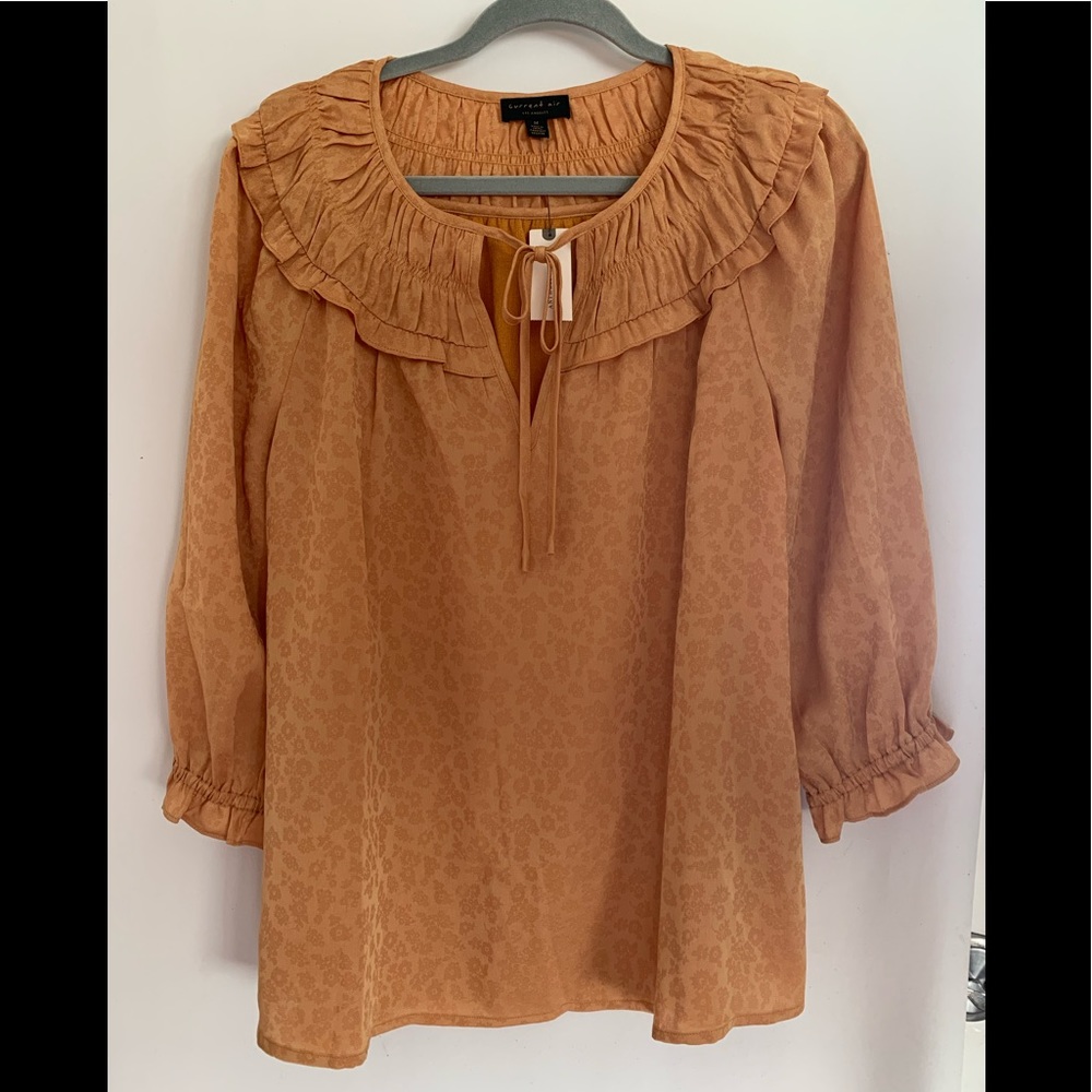 NWT Anthropologie Current air top size M